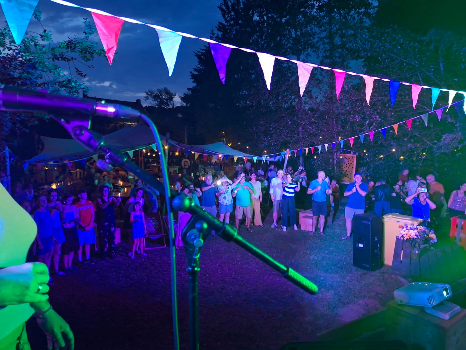 voor de eerste keer: 'De Wissel Zingt'. een groot succes!